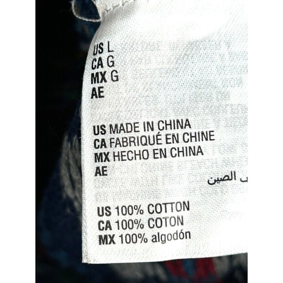 New Club Room Men Sz L Blue Striped Long Sleeve Crew Neck Classic Fit Sweater T3 - Picture 11 of 12